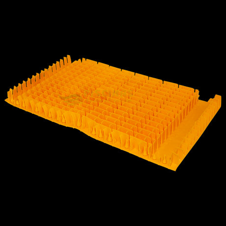 Cepillo combinado naranja PVC Dolphin