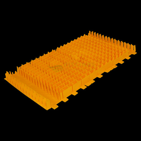 Cepillo combinado naranja PVC Dolphin