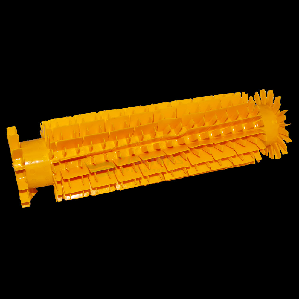 Cepillo combinado naranja PVC Dolphin