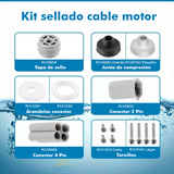 Kit sellado cable motor limpiafondos Hayward