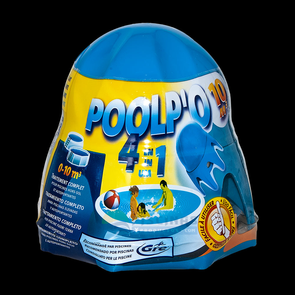 Pack 2 Poolp'o. Tratamiento completo para piscinas elevadas hasta 10 m3