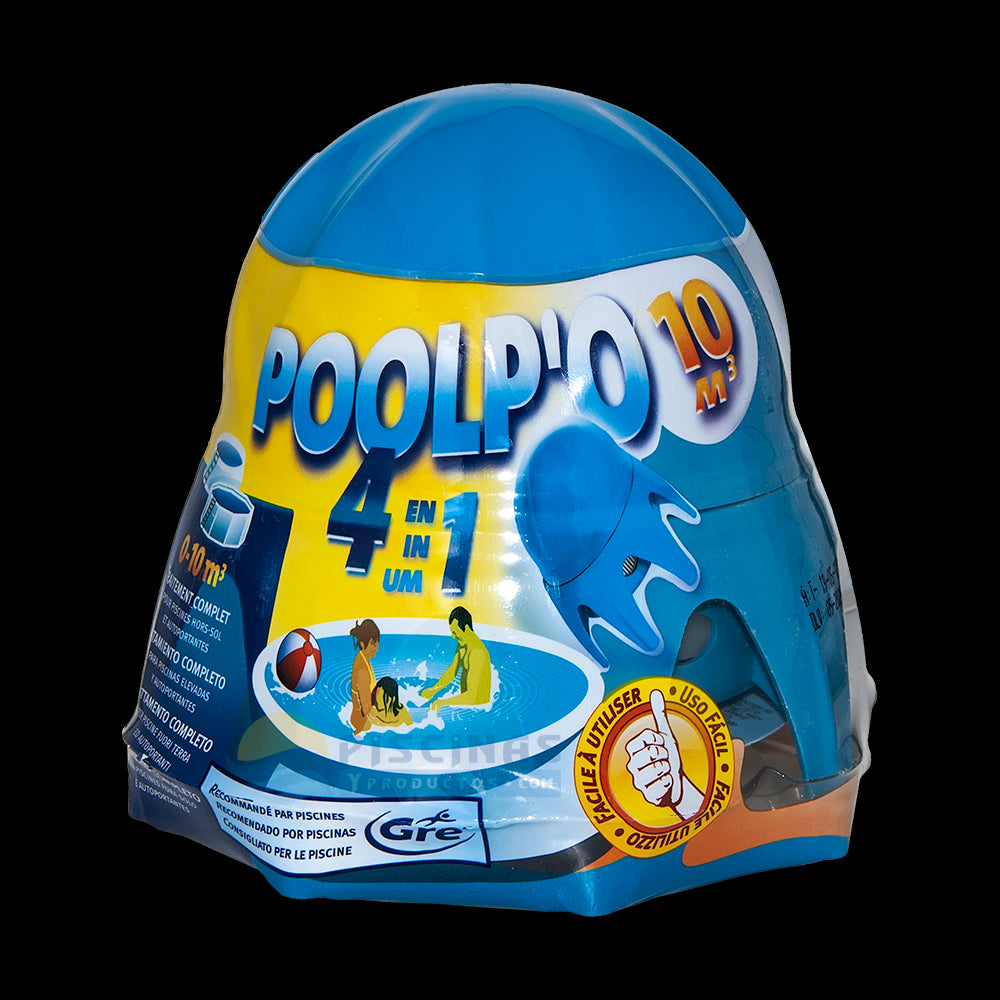 Pack 2 Poolp'o. Tratamiento completo para piscinas elevadas hasta 10 m3
