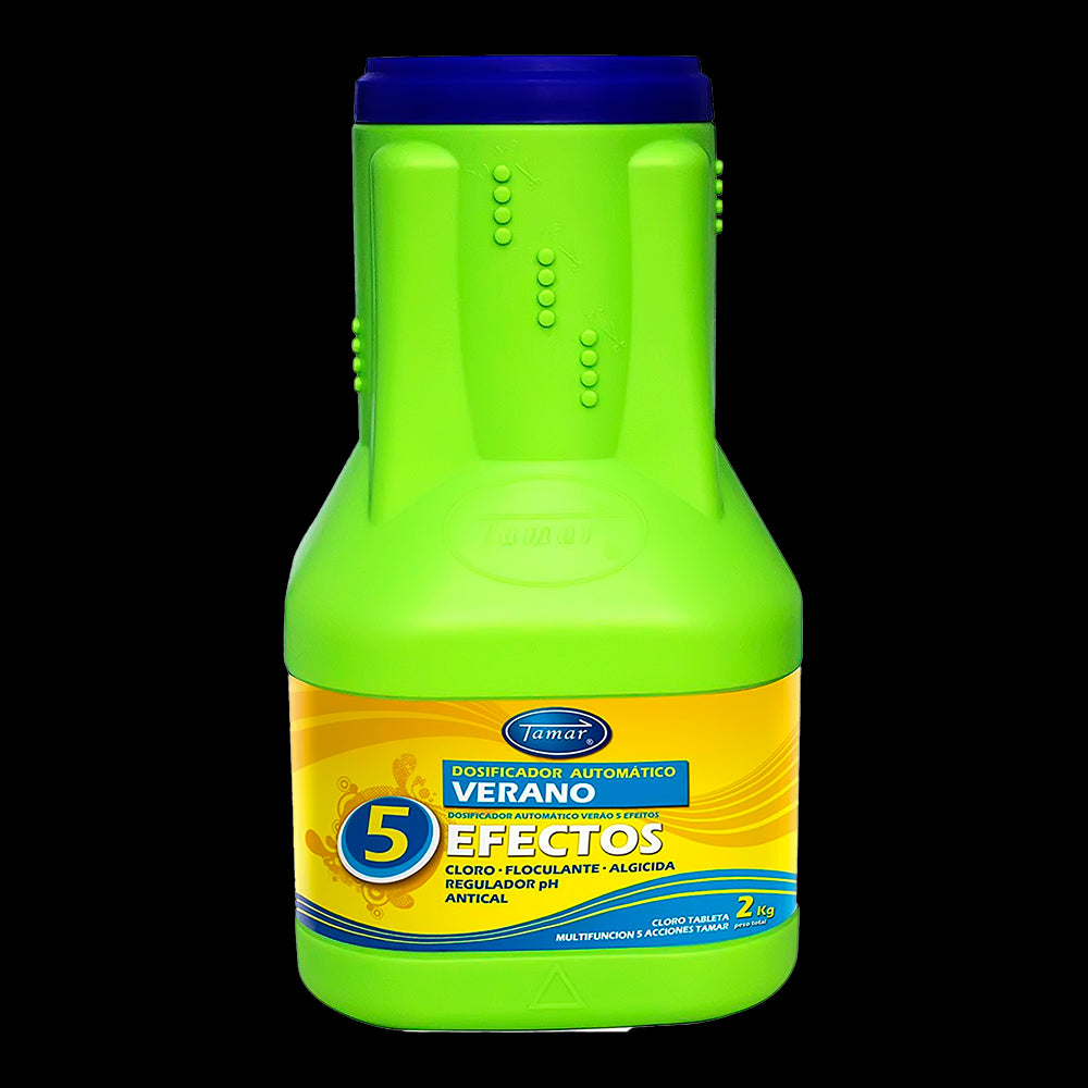 Dosificador Automático flotante verano 5 Acciones 2 Kg. Tamar