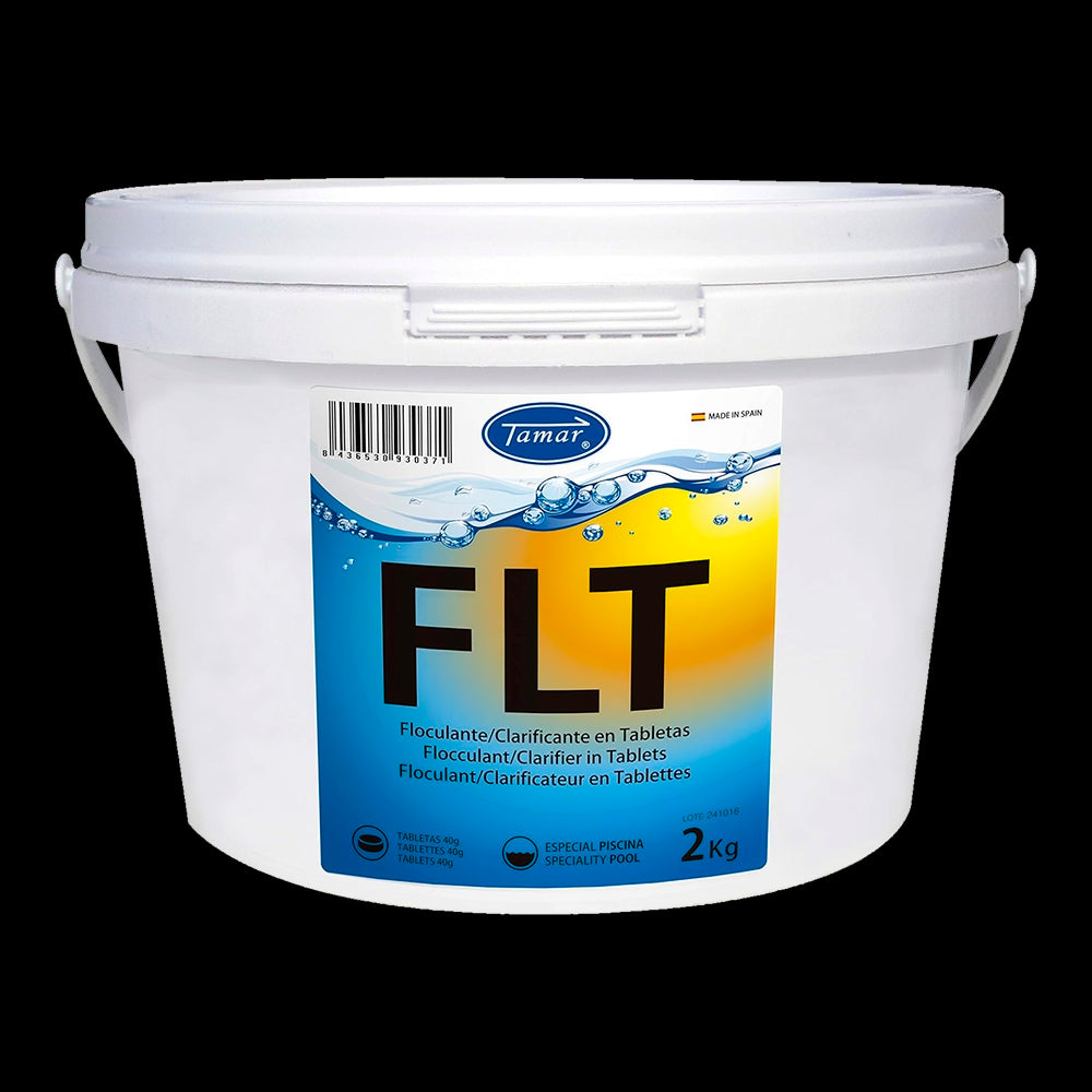 Floculante tabletas 40 g. 2 Kg. Tamar.