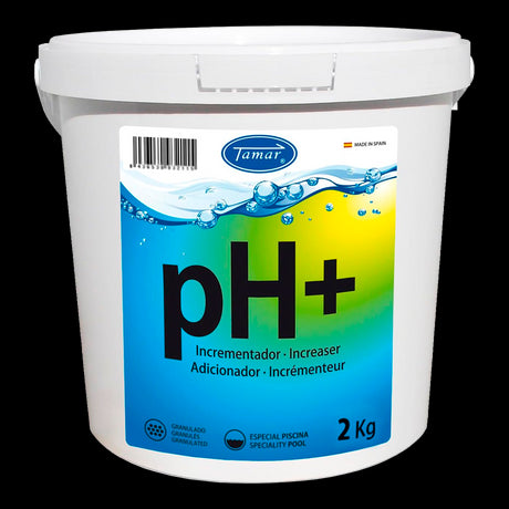 Incrementador granulado de pH, 2 Kg. Tamar