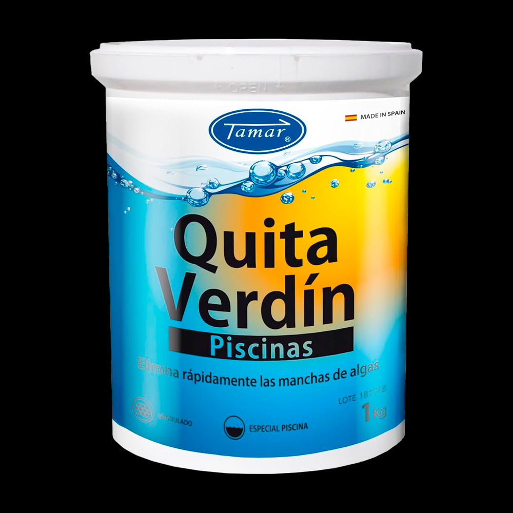 Quitaverdin piscinas 1 kg. Tamar