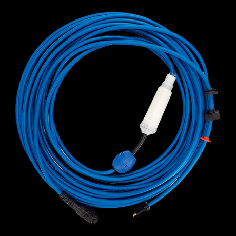 Cable 18 m, 2 hilos, azul, con Swivel para limpiafondos Dolphin
