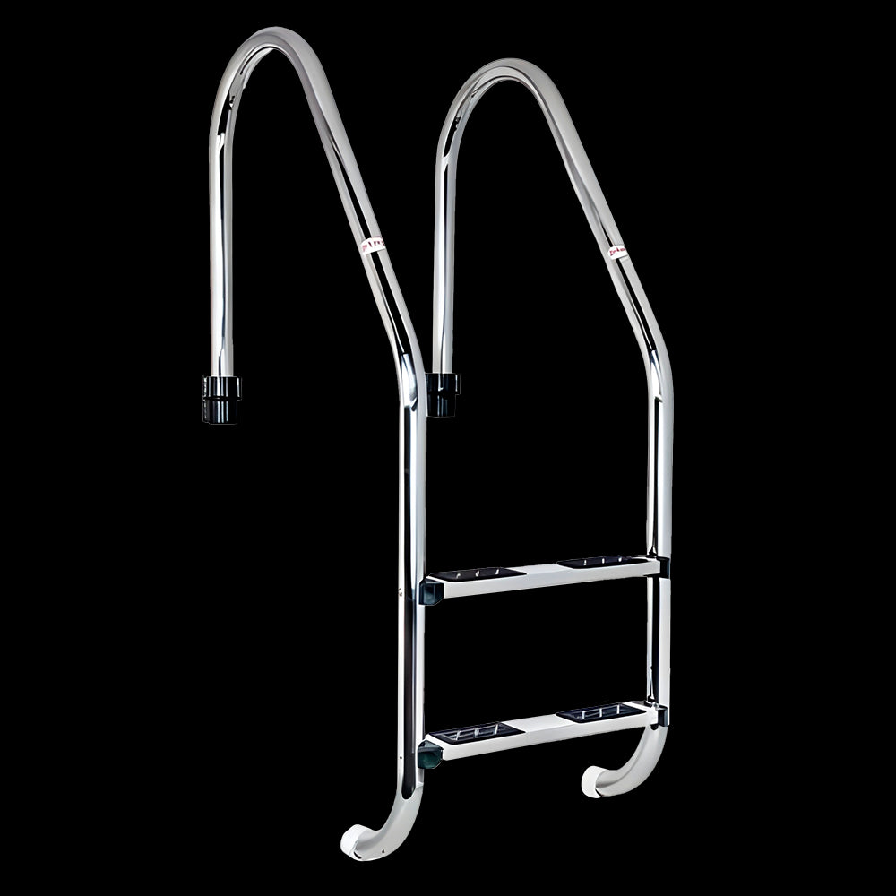 Escalera Standar 2 Peldaños antideslizantes QP. Acero Inox. AISI-316L