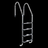 Escalera Standar 4 Peldaños antideslizantes QP. Acero Inox. AISI-316