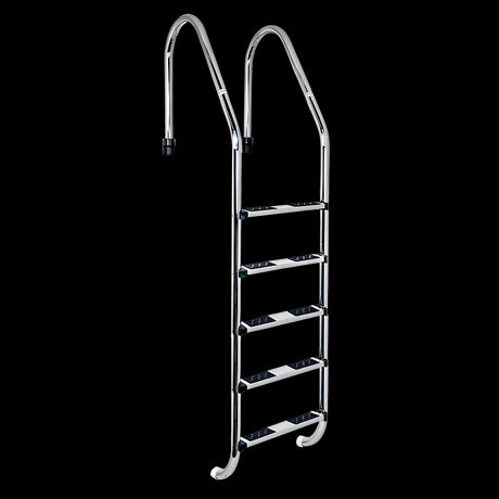 Escalera Standar 5 Peldaños antideslizantes QP. Acero Inox. AISI-316L