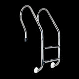 Escalera Mixta 2 Peldaños antideslizantes QP. Acero Inox. AISI-316L