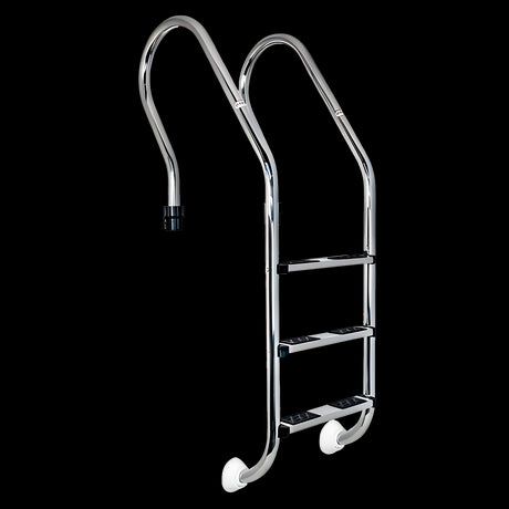 Escalera Mixta 3 Peldaños antideslizantes QP. Acero Inox. AISI-316L