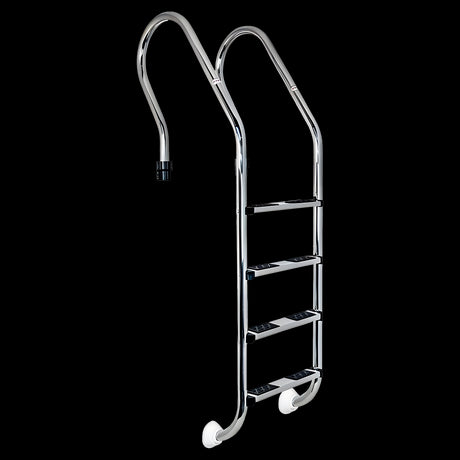 Escalera Mixta 4 Peldaños antideslizantes QP. Acero Inox. AISI-316L