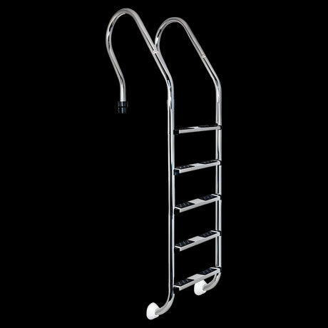 Escalera Mixta 5 Peldaños antideslizantes QP. Acero Inox. AISI-316L