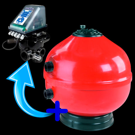 Filtro Astralpool Vesubio 750 con válvula automática