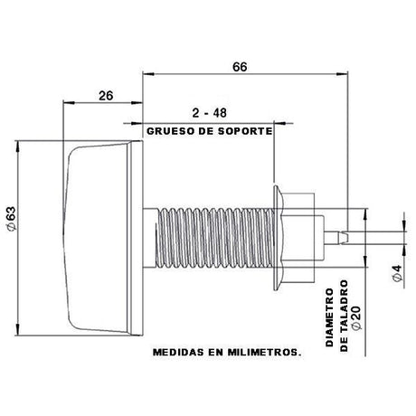Mando neumático PVC goma