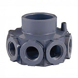 Cabezal colector 8 brazos 1". Astralpool.