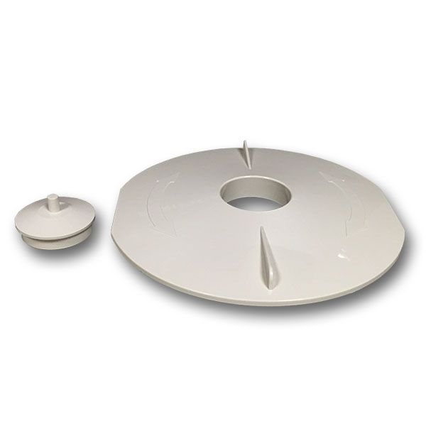 Tapa cesto skimmer con tapón de Astralpool