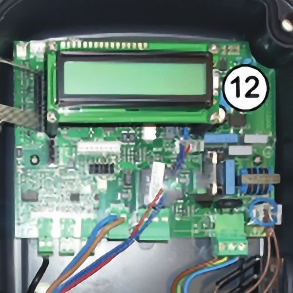 Carta electrónica Chlor Perfect con pantalla LCD naranja