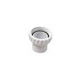 Racor blanco a rosca 1½" C/ junta tórica clorador salino Zodiac LM2