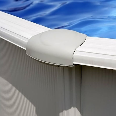 Embellecedor blanco para piscina Haití de Gre ref. TPL150120P