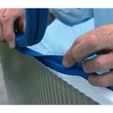 Liner Gre color azul 730x375x132 para piscinas ovaladas.
