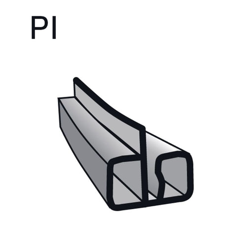 Perfil inferior sujección chapa para piscinas Gre.  Ref. PC4501020WP.