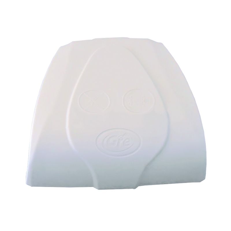 Embellecedor playa  recto blanco para piscinas  Gre.  Ref. PIN15RP.