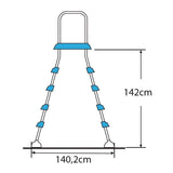 Escalera Gre para piscinas elevadas mod. AR11680