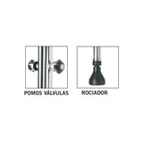 Ducha con 2 rociadores de Astralpool