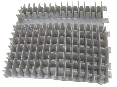 Semi cepillo PVC gris CB limpiafondos Dolphin