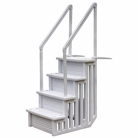 Escalera Starpool con pasamanos + pesas extras