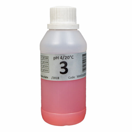 Solución tampón pH 4 envase de 50ml.
