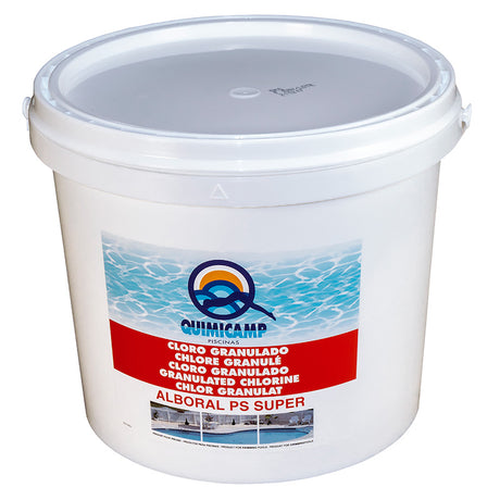 Alboral PS Super, cloro granulado. 5 kg. QUIMICAMP.