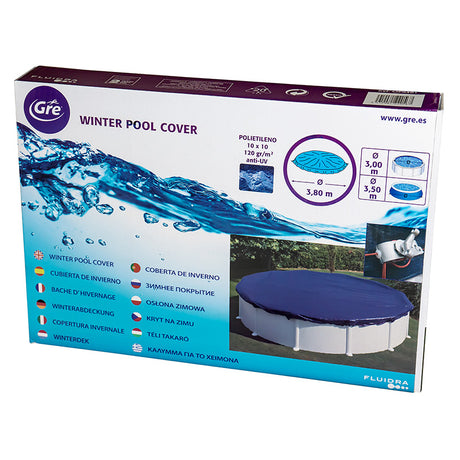 Cubierta piscina invierno de GRE Ø 380 cm CIPR301.