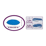 Cubierta piscina invierno de GRE 820x460 cm CIPROV731.