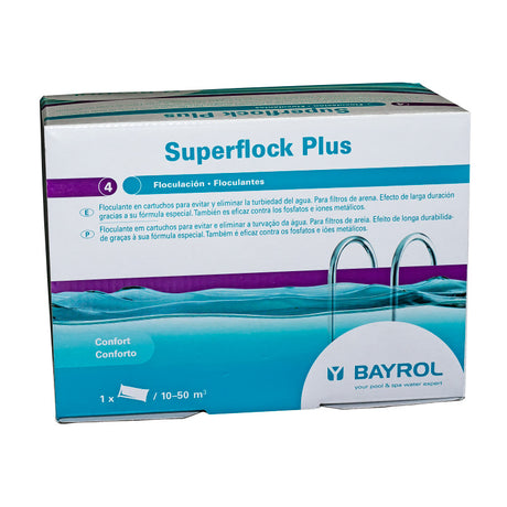 Superflock Plus. Floculante cartuchos. BAYROL.