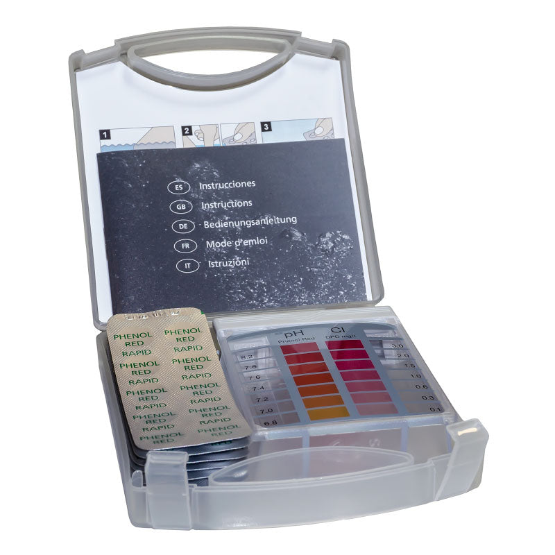 Fast Test Kit Cloro libre, total y pH. FTK-101. 102077.