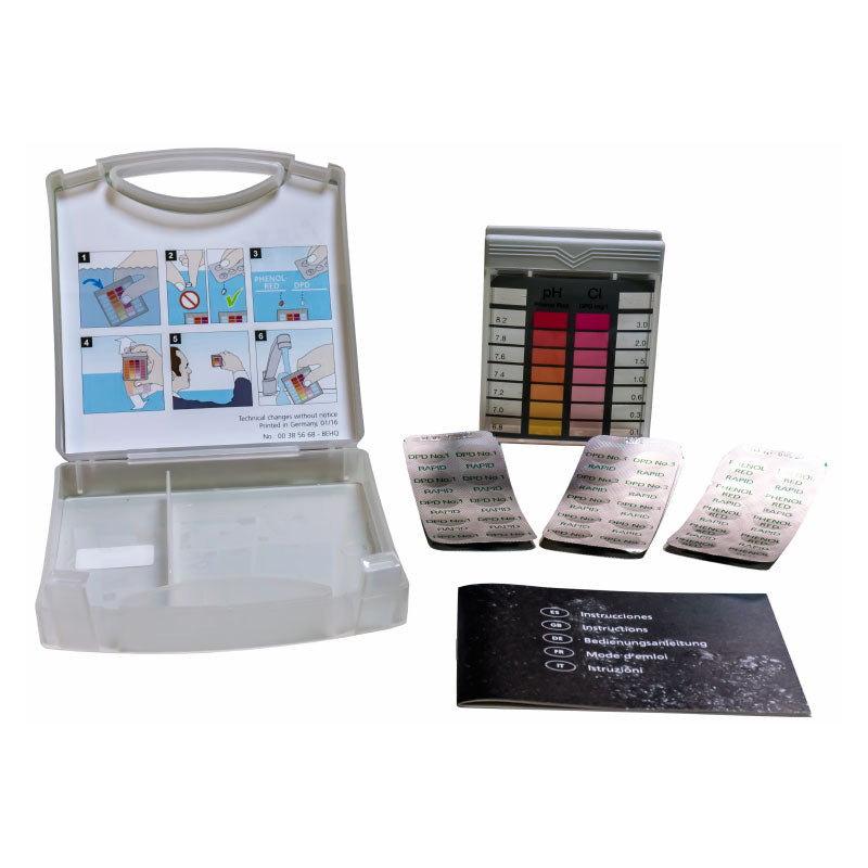 Fast Test Kit Cloro libre, total y pH. FTK-101. 102077.