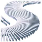 Rejilla rebosadero piscina 22 mm alto y 295 mm de ancho Astralpool