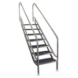 Escalera de 5 peldaños de fácil acceso Land de Flexinox