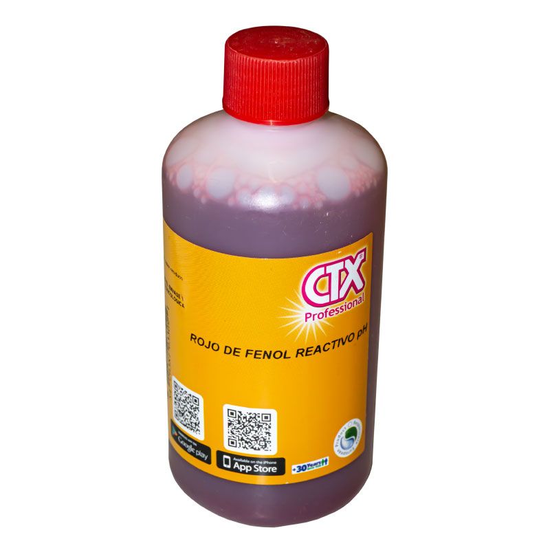 Rojo de Phenol. Botella 250 ml reactivo para pH