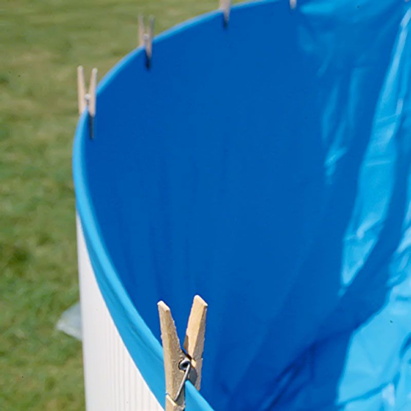 Liner Gre color azul Ø 460x130 para piscinas redondas.