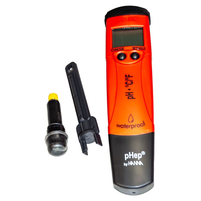 Medidor impermeable de pH/Temperatura HI98127. Hanna.