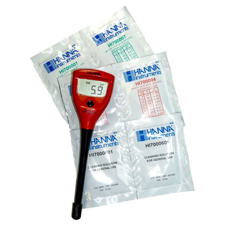 Medidor de pH con electrodo renovable HI98103. Hanna.