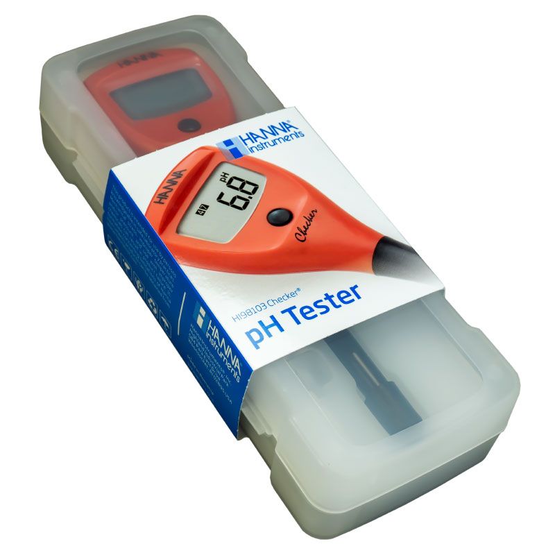 Medidor de pH con electrodo renovable HI98103. Hanna.