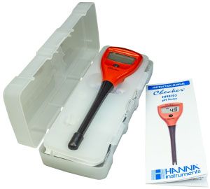 Medidor de pH con electrodo renovable HI98103. Hanna.