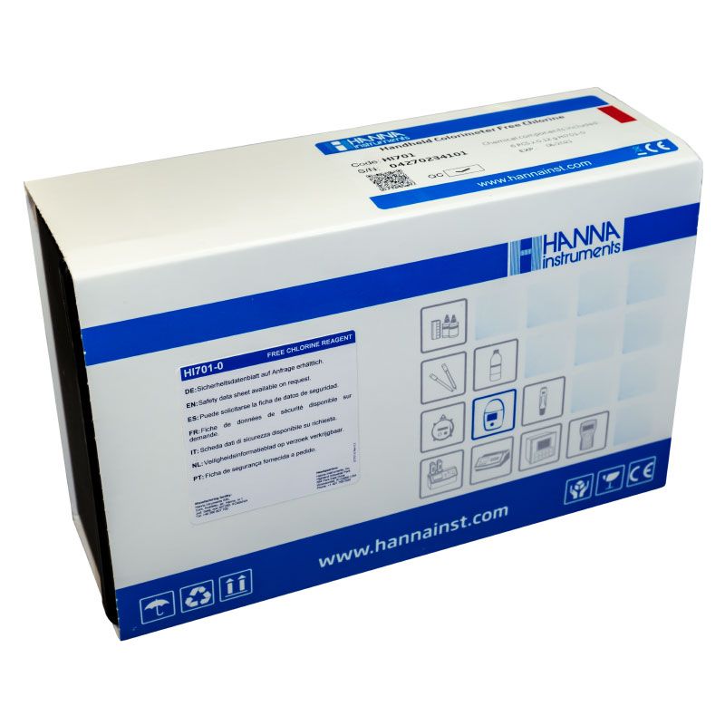 Medidor de cloro libre de bolsillo HI701. Hanna.