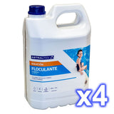 Pack 4 envases Floculante líquido Astralpool. 5 litros