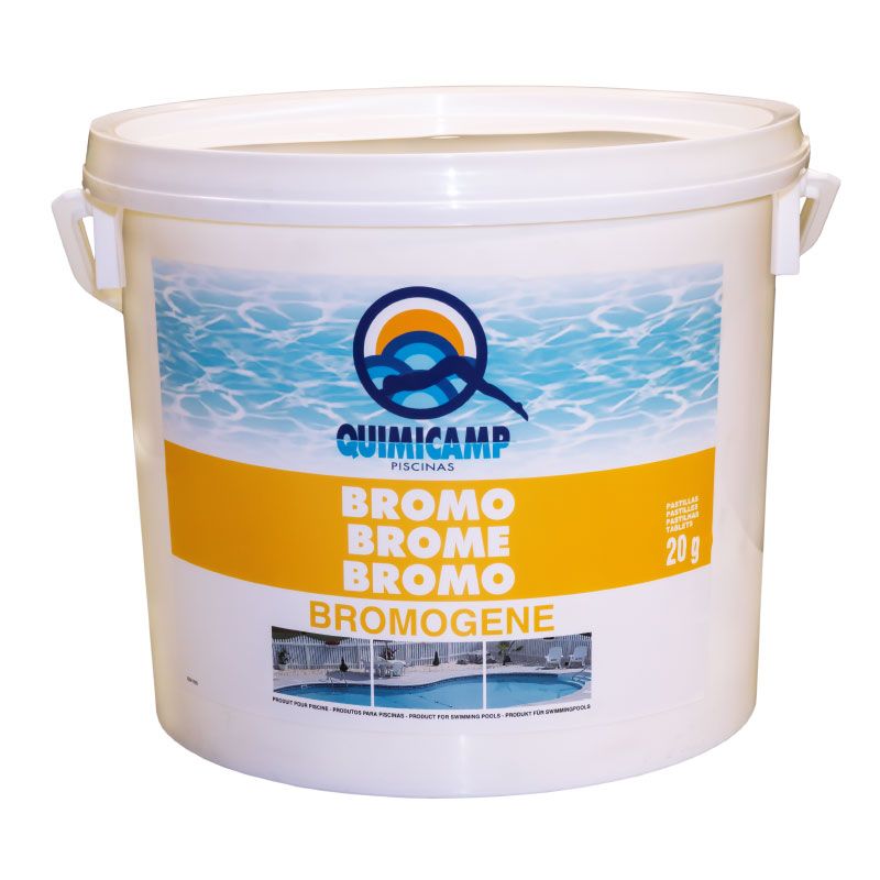 Bromo Pastillas 20 gr. Bromogen, 5 Kg. Quimicamp